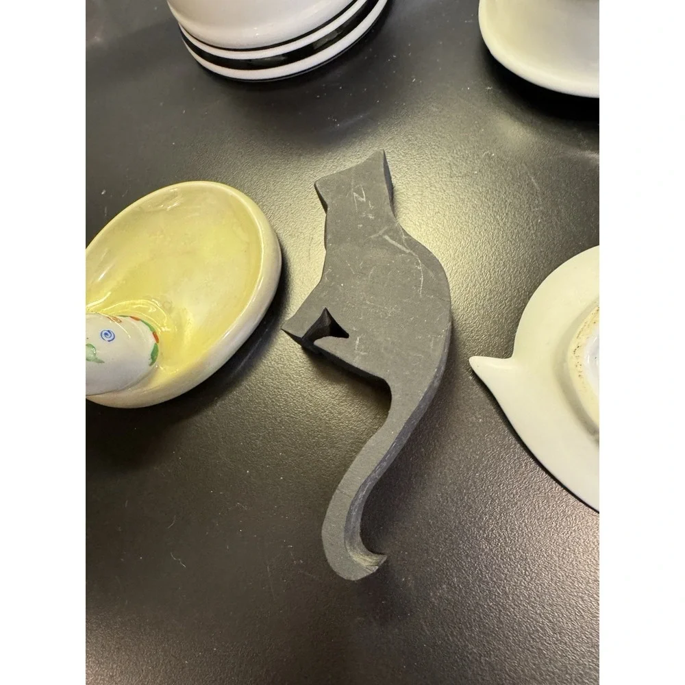 Kitten Kitty‎ Cat Lot Of 5 Figurines Dish Cup Shelfsitter Cat Lady Starter Kit